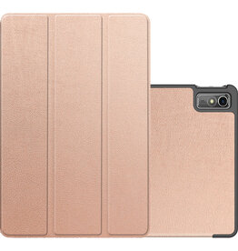 NoXx NoXx Lenovo Tab M10 5G Hoes - Rosé Goud