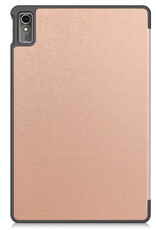 NoXx Hoesje Geschikt voor Lenovo Tab M10 5G Hoesje Case Hard Cover Hoes Book Case - Rosé goud