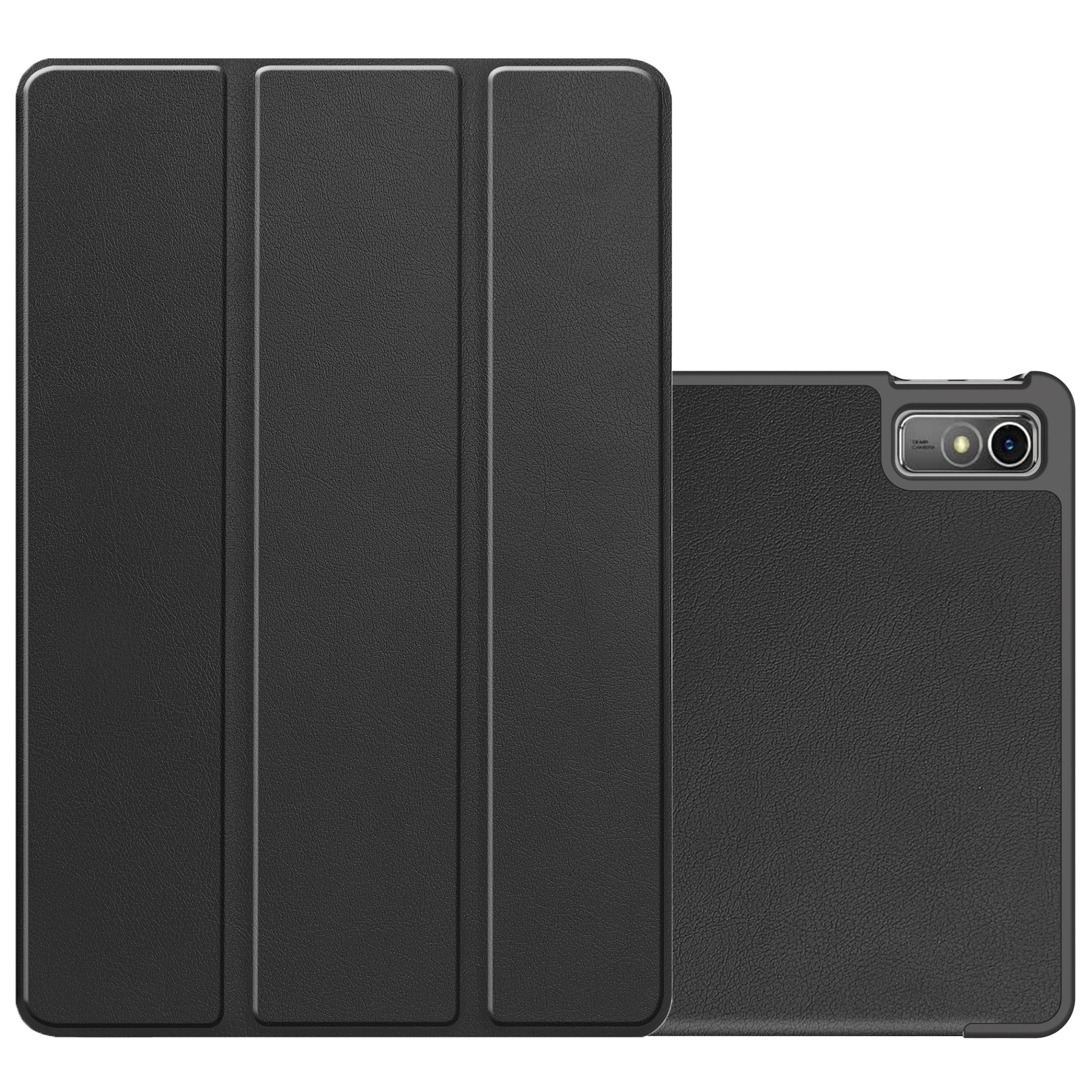 NoXx Hoesje Geschikt voor Lenovo Tab M10 5G Hoesje Case Hard Cover Hoes Book Case - Zwart