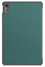 BASEY. Hoesje Geschikt voor Lenovo Tab M10 5G Hoes Case Tablet Hoesje Tri-fold Met Screenprotector - Hoes Geschikt voor Lenovo Tab M10 5G Hoesje Hard Cover Bookcase Hoes - Donkergroen