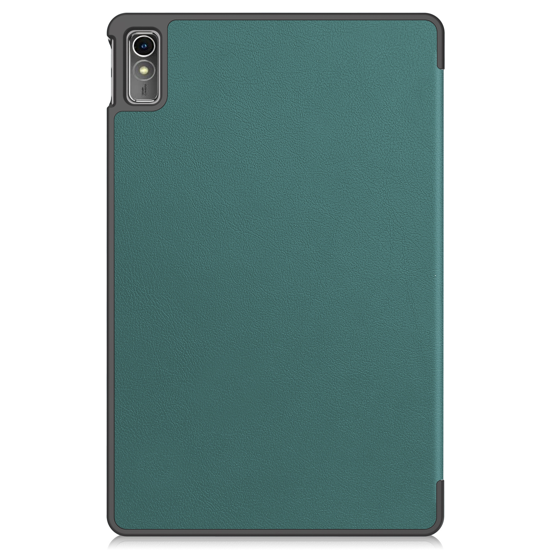 BASEY. Hoesje Geschikt voor Lenovo Tab M10 5G Hoes Case Tablet Hoesje Tri-fold Met Screenprotector - Hoes Geschikt voor Lenovo Tab M10 5G Hoesje Hard Cover Bookcase Hoes - Donkergroen