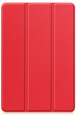 BASEY. Hoesje Geschikt voor Lenovo Tab M10 5G Hoes Case Tablet Hoesje Tri-fold Met Screenprotector - Hoes Geschikt voor Lenovo Tab M10 5G Hoesje Hard Cover Bookcase Hoes - Rood