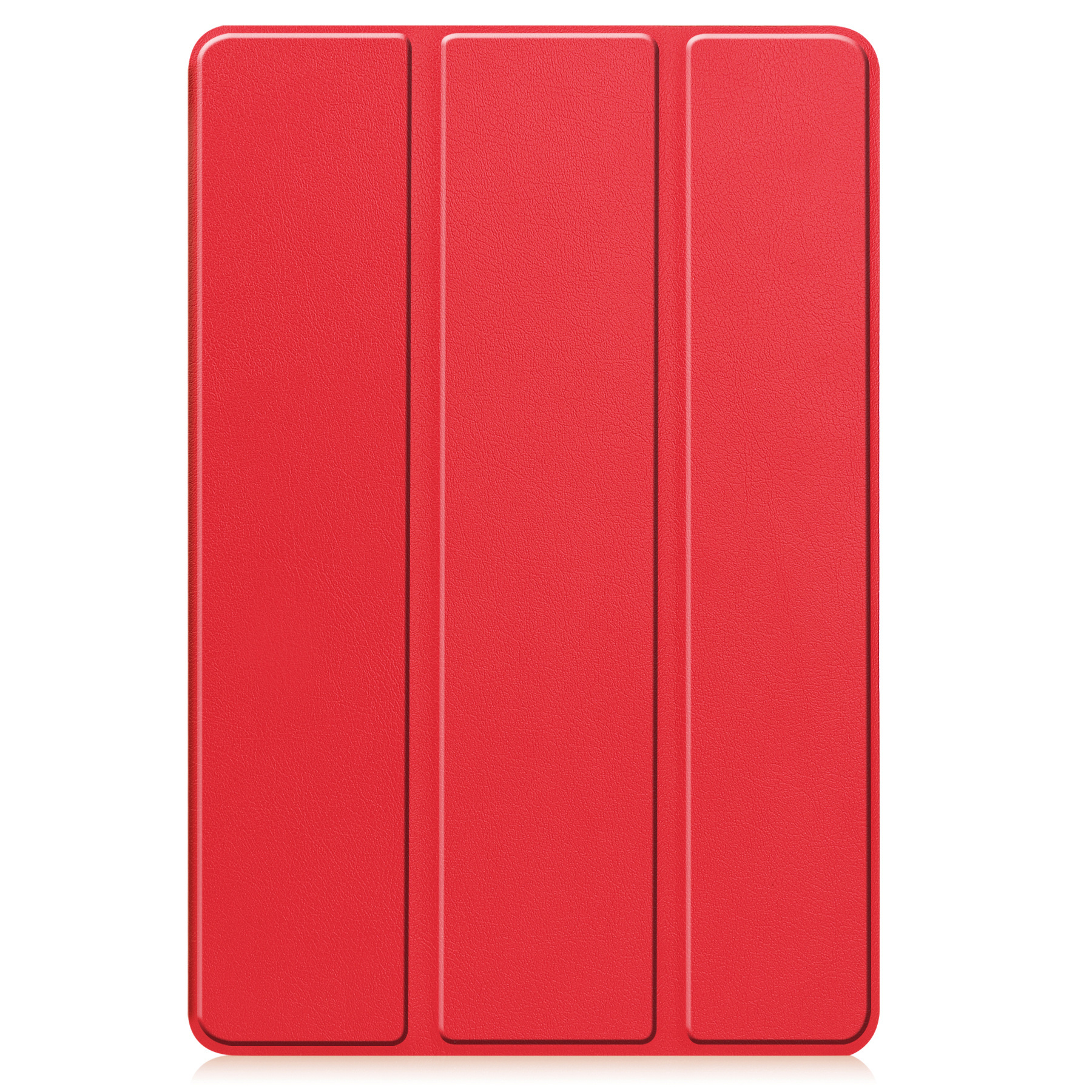 BASEY. Hoesje Geschikt voor Lenovo Tab M10 5G Hoes Case Tablet Hoesje Tri-fold Met Screenprotector - Hoes Geschikt voor Lenovo Tab M10 5G Hoesje Hard Cover Bookcase Hoes - Rood
