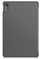 Nomfy Hoes Geschikt voor Lenovo Tab M10 5G Hoes Tri-fold Tablet Hoesje Case Met Screenprotector - Hoesje Geschikt voor Lenovo Tab M10 5G Hoesje Hardcover Bookcase - Grijs