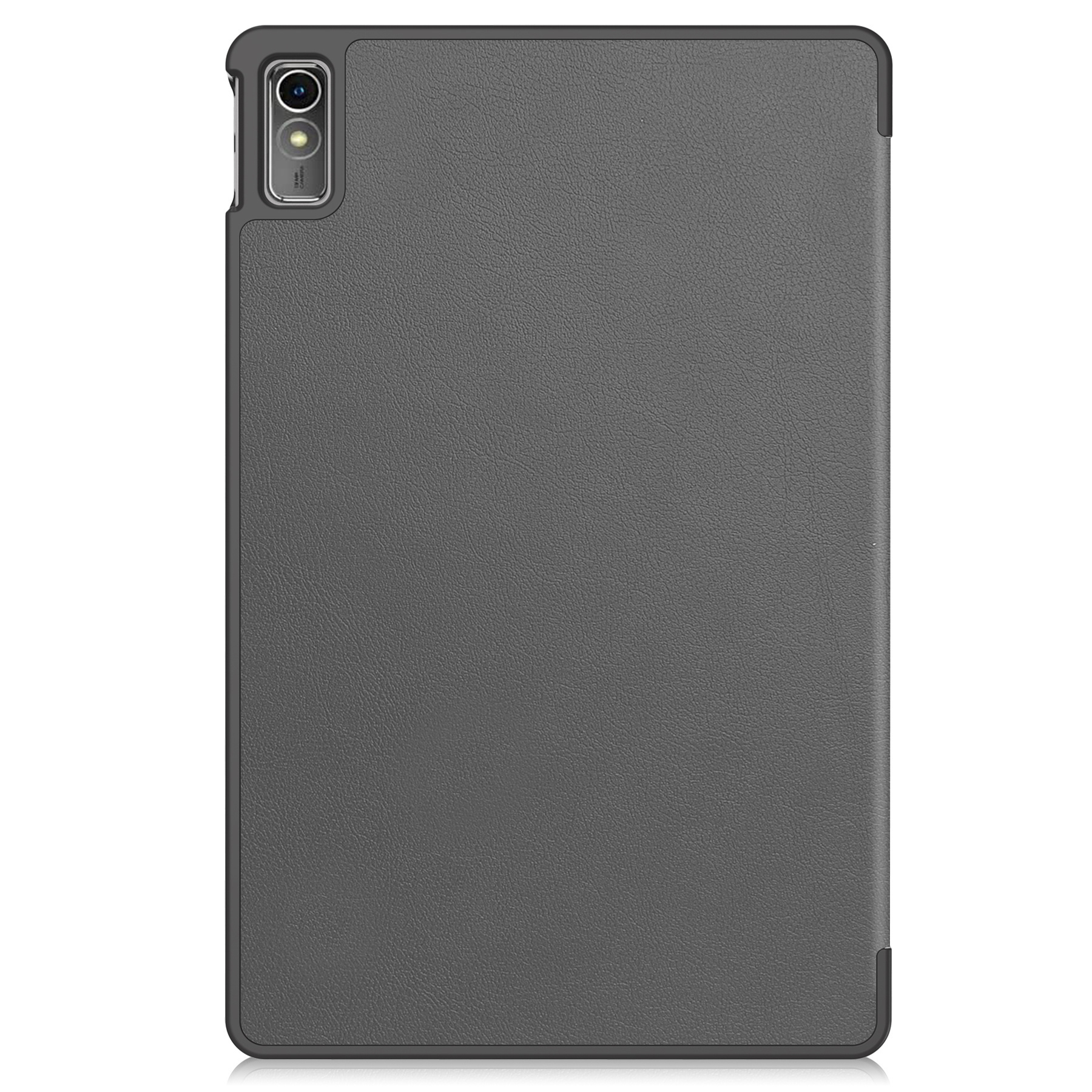 Nomfy Hoes Geschikt voor Lenovo Tab M10 5G Hoes Tri-fold Tablet Hoesje Case Met Screenprotector - Hoesje Geschikt voor Lenovo Tab M10 5G Hoesje Hardcover Bookcase - Grijs