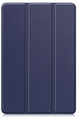 BASEY. Hoesje Geschikt voor Lenovo Tab M10 5G Hoes Case Tablet Hoesje Tri-fold Met Screenprotector - Hoes Geschikt voor Lenovo Tab M10 5G Hoesje Hard Cover Bookcase Hoes - Donkerblauw