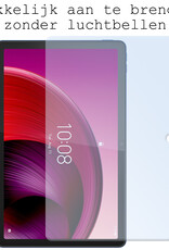 BASEY. Hoesje Geschikt voor Lenovo Tab M10 5G Hoes Case Tablet Hoesje Tri-fold Met Screenprotector - Hoes Geschikt voor Lenovo Tab M10 5G Hoesje Hard Cover Bookcase Hoes - Rosé goud