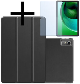 NoXx NoXx Lenovo Tab M10 5G Hoes Met Screenprotector - Zwart