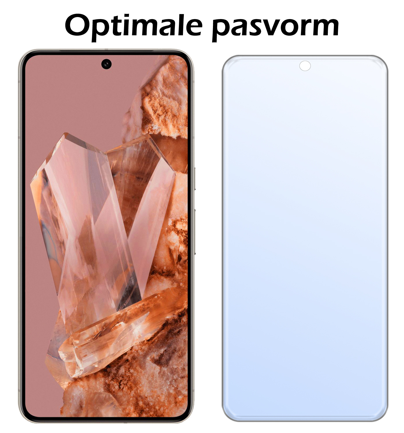 Nomfy Screenprotector Geschikt voor Google Pixel 8 Pro Screenprotector Bescherm Glas Tempered Glass - Screenprotector Geschikt voor Google Pixel 8 Pro Screen Protector