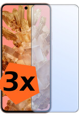 Nomfy Screenprotector Geschikt voor Google Pixel 8 Screenprotector Bescherm Glas Tempered Glass - Screenprotector Geschikt voor Google Pixel 8 Screen Protector - 3 PACK