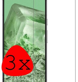 BASEY. BASEY. Google Pixel 8 Screenprotector Glas - 3 PACK