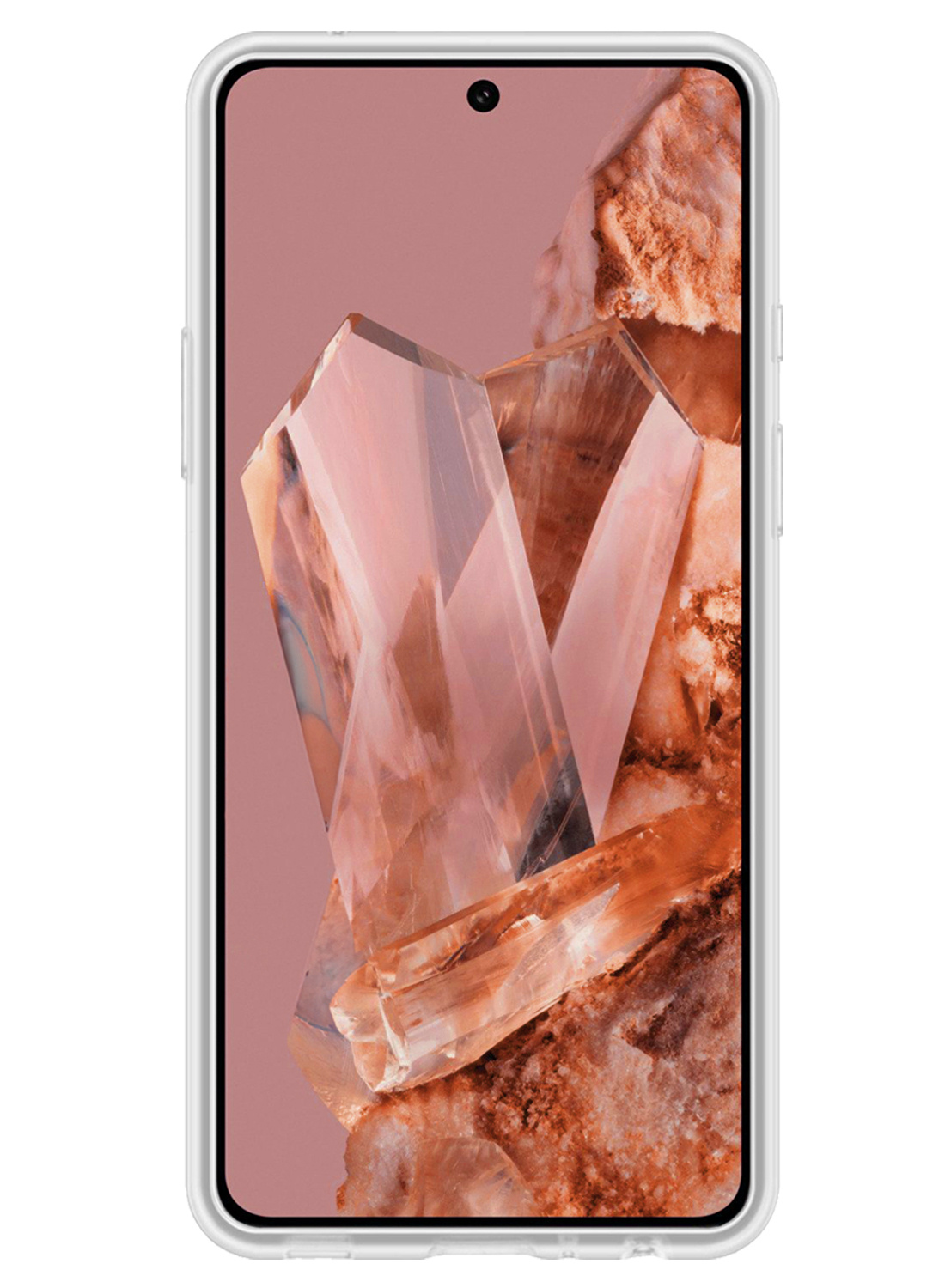 Nomfy Hoesje Geschikt voor Google Pixel 8 Pro Hoesje Siliconen Cover Case - Hoes Geschikt voor Google Pixel 8 Pro Hoes Back Case - Transparant