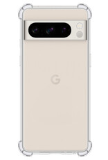 Nomfy Hoesje Geschikt voor Google Pixel 8 Pro Hoesje Shock Proof Cover Case Shockproof - Hoes Geschikt voor Google Pixel 8 Pro Hoes Siliconen Back Case - Transparant