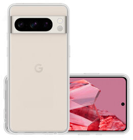 NoXx NoXx Google Pixel 8 Pro Hoesje Siliconen - Transparant