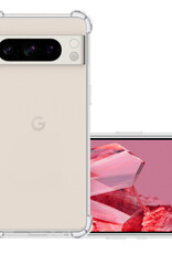 NoXx Hoes Geschikt voor Google Pixel 8 Pro Hoesje Siliconen Cover Shock Proof Back Case Shockproof Hoes - Transparant
