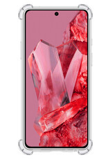 NoXx Hoes Geschikt voor Google Pixel 8 Pro Hoesje Siliconen Cover Shock Proof Back Case Shockproof Hoes - Transparant