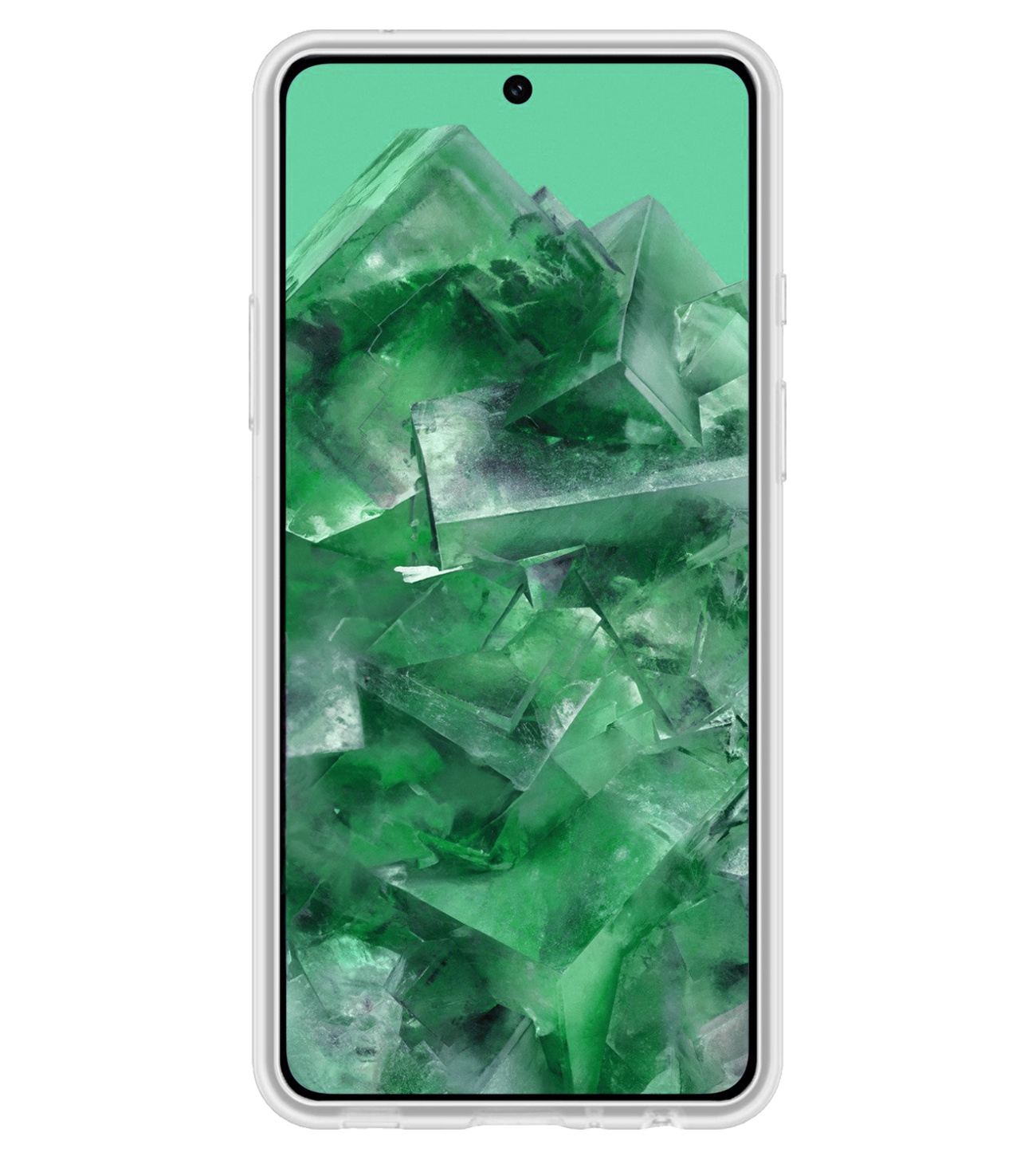 BASEY. Hoes Geschikt voor Google Pixel 8 Pro Hoesje Siliconen Back Cover Case - Hoesje Geschikt voor Google Pixel 8 Pro Hoes Cover Hoesje - Transparant