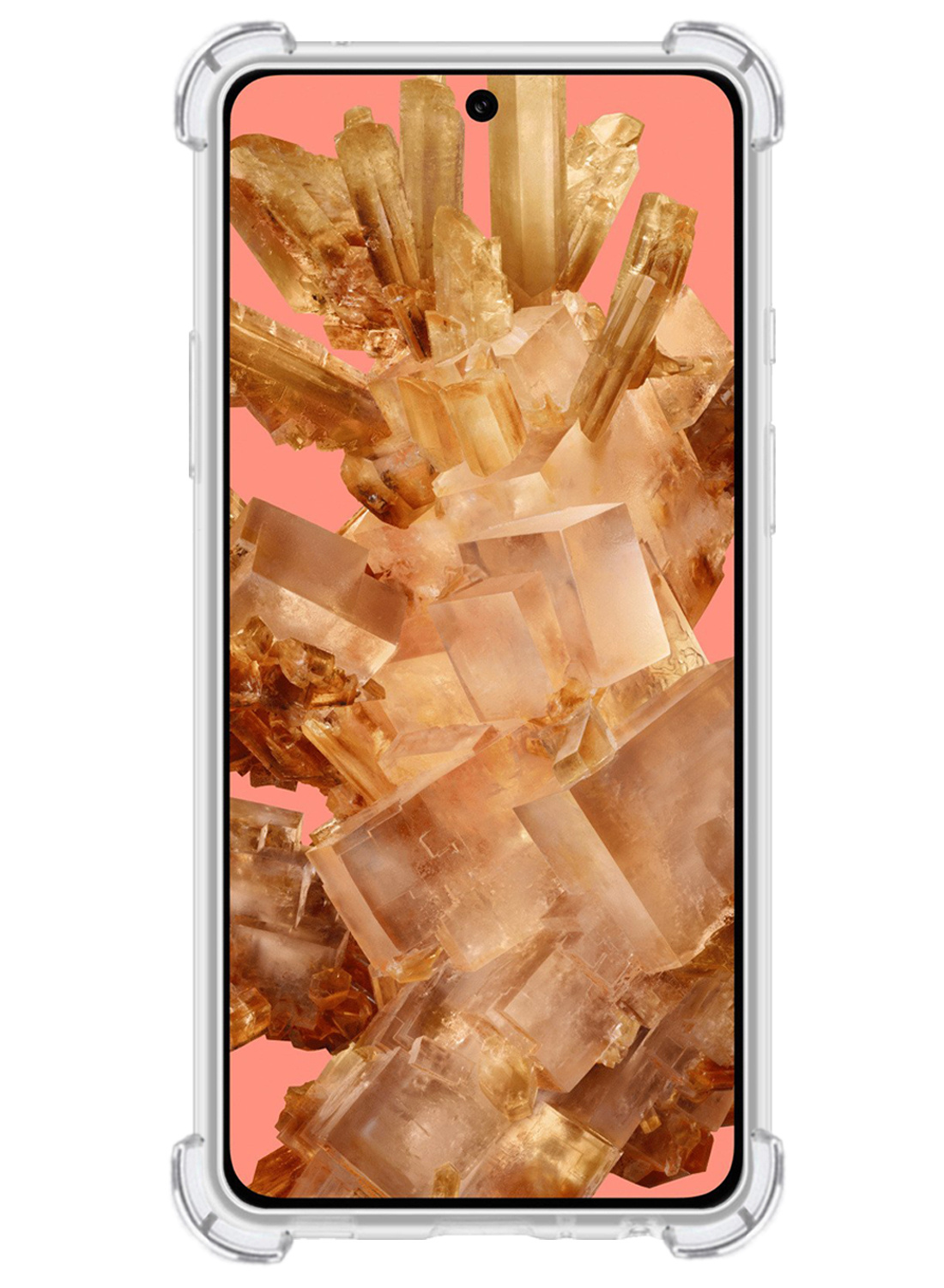 Nomfy Hoesje Geschikt voor Google Pixel 8 Hoesje Shock Proof Cover Case Shockproof - Hoes Geschikt voor Google Pixel 8 Hoes Siliconen Back Case - Transparant