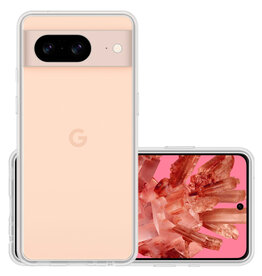 NoXx NoXx Google Pixel 8 Hoesje Siliconen - Transparant