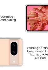 NoXx Hoes Geschikt voor Google Pixel 8 Hoesje Cover Siliconen Back Case Hoes - Transparant