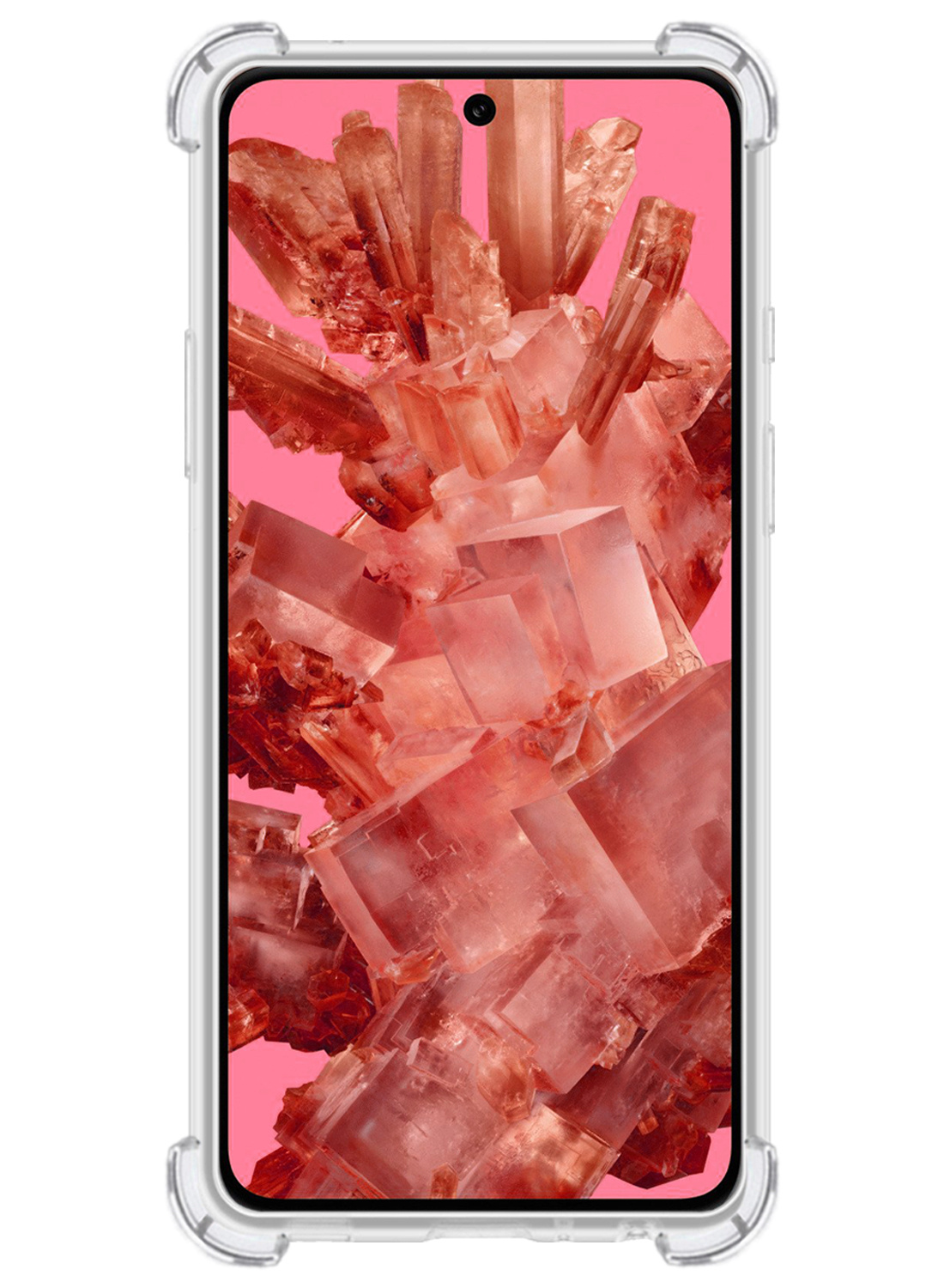 NoXx Hoes Geschikt voor Google Pixel 8 Hoesje Siliconen Cover Shock Proof Back Case Shockproof Hoes - Transparant - 2x