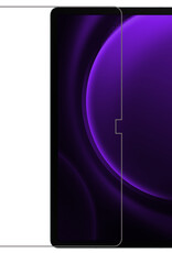 Nomfy Screenprotector Geschikt voor Samsung Galaxy Tab S9 FE Plus Screenprotector Bescherm Glas - Screen Protector Geschikt voor Samsung Tab S9 FE Plus Screenprotector Tempered Glass