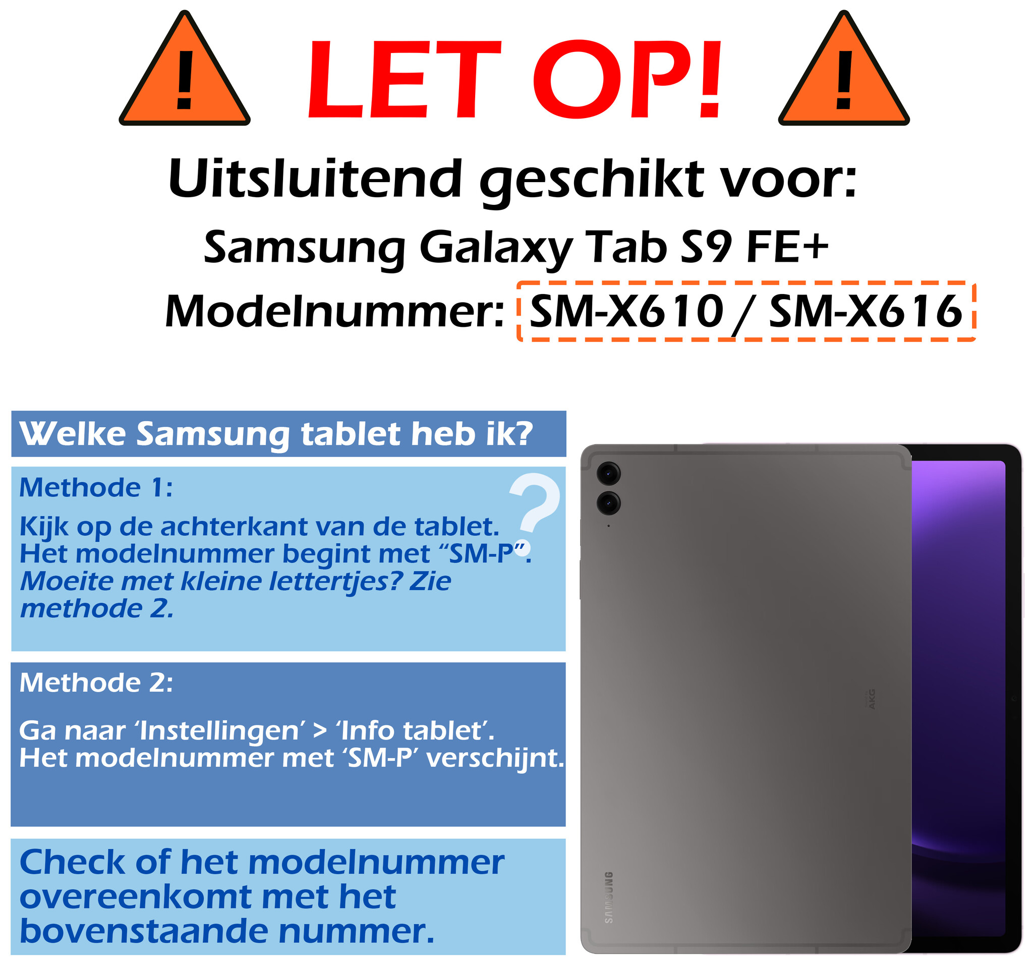 Nomfy Screenprotector Geschikt voor Samsung Galaxy Tab S9 FE Plus Screenprotector Bescherm Glas - Screen Protector Geschikt voor Samsung Tab S9 FE Plus Screenprotector Tempered Glass