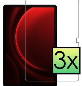 NoXx NoXx Samsung Galaxy Tab S9 FE Plus Screenprotector - 3 PACK