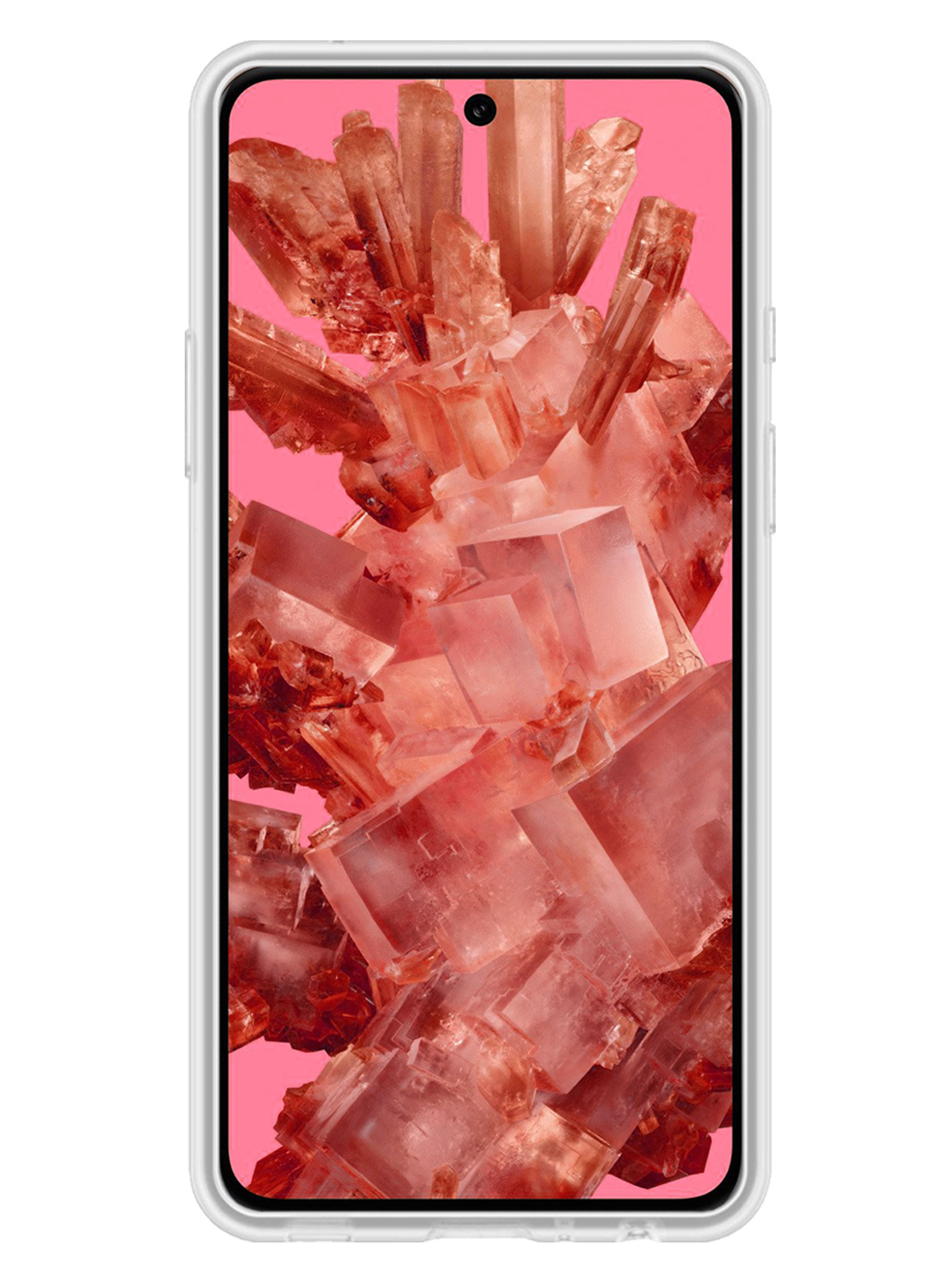 NoXx Hoes Geschikt voor Google Pixel 8 Hoesje Cover Siliconen Back Case Hoes Met Screenprotector - Transparant