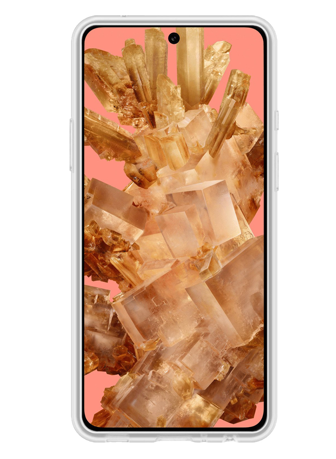 Nomfy Hoesje Geschikt voor Google Pixel 8 Hoesje Siliconen Cover Case Met Screenprotector - Hoes Geschikt voor Google Pixel 8 Hoes Back Case - Transparant