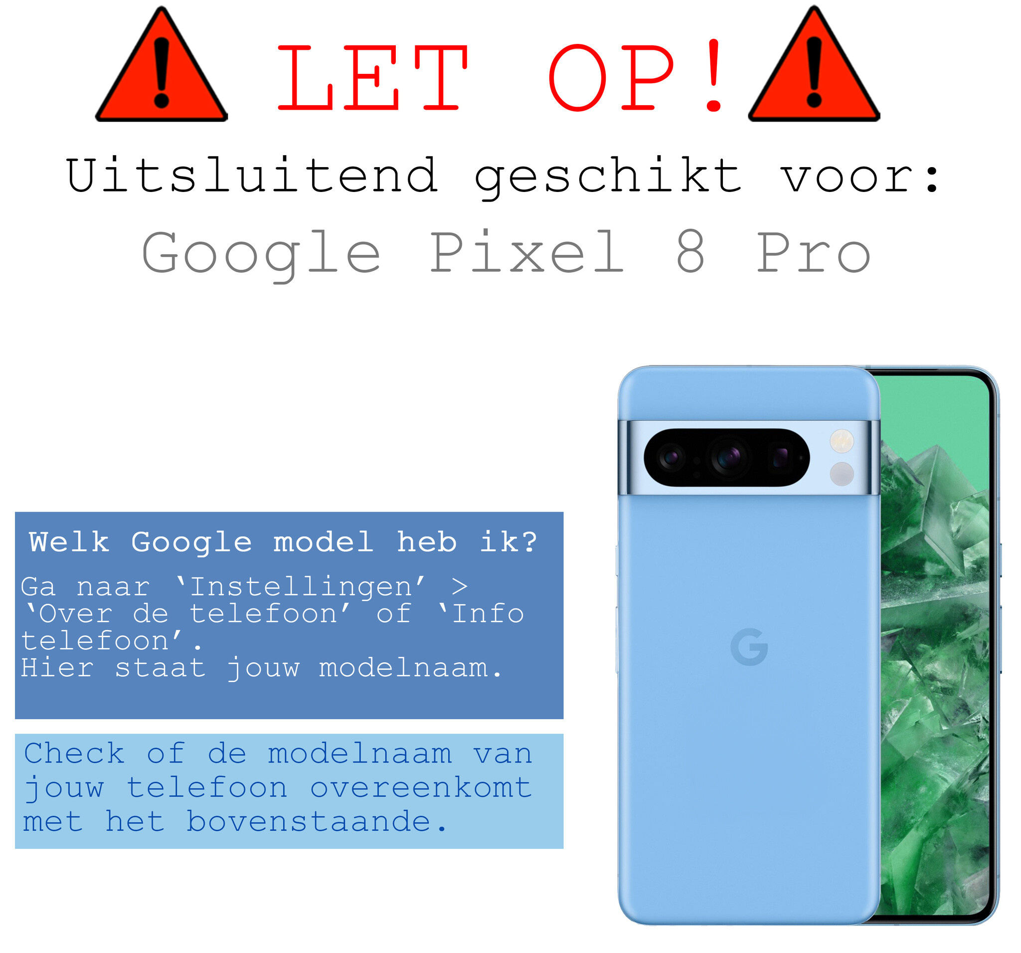 BASEY. Hoes Geschikt voor Google Pixel 8 Pro Hoesje Siliconen Back Cover Case Met 2x Screenprotector - Hoesje Geschikt voor Google Pixel 8 Pro Hoes Cover Hoesje - Transparant