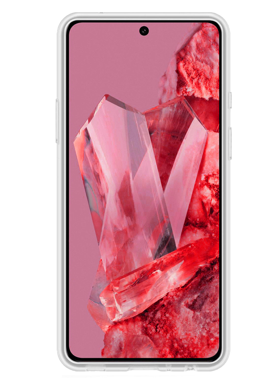 NoXx Hoes Geschikt voor Google Pixel 8 Pro Hoesje Cover Siliconen Back Case Hoes Met Screenprotector - Transparant