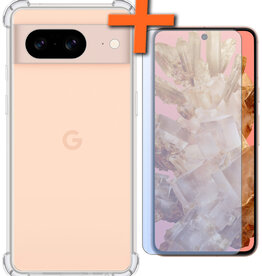 Nomfy Nomfy Google Pixel 8 Hoesje Shockproof + Screenprotector