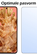 Nomfy Hoesje Geschikt voor Google Pixel 8 Hoesje Siliconen Cover Case Met Screenprotector - Hoes Geschikt voor Google Pixel 8 Hoes Back Case - Transparant