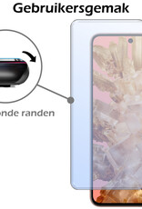Nomfy Hoesje Geschikt voor Google Pixel 8 Hoesje Siliconen Cover Case Met 2x Screenprotector - Hoes Geschikt voor Google Pixel 8 Hoes Back Case - Transparant