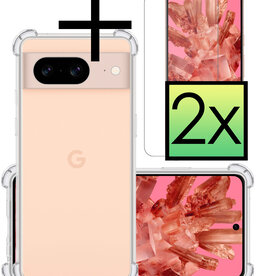 NoXx NoXx Google Pixel 8 Hoesje Shockproof + 2x Screenprotector