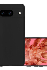 NoXx Hoes Geschikt voor Google Pixel 8 Hoesje Cover Siliconen Back Case Hoes - Zwart