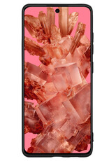 NoXx Hoes Geschikt voor Google Pixel 8 Hoesje Cover Siliconen Back Case Hoes - Zwart