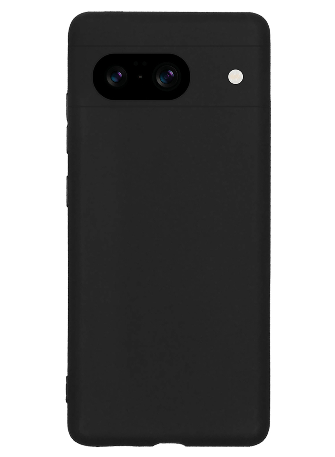 NoXx Hoes Geschikt voor Google Pixel 8 Hoesje Cover Siliconen Back Case Hoes Met 2x Screenprotector - Zwart