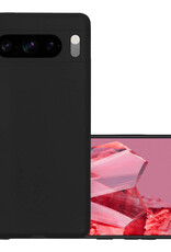 NoXx Hoes Geschikt voor Google Pixel 8 Pro Hoesje Cover Siliconen Back Case Hoes - Zwart