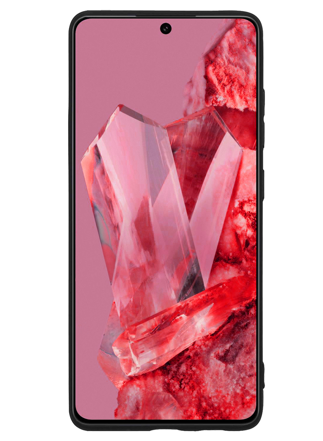 NoXx Hoes Geschikt voor Google Pixel 8 Pro Hoesje Cover Siliconen Back Case Hoes Met 2x Screenprotector - Zwart