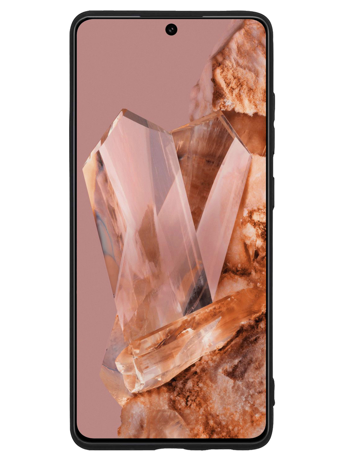 Nomfy Hoesje Geschikt voor Google Pixel 8 Pro Hoesje Siliconen Cover Case Met Screenprotector - Hoes Geschikt voor Google Pixel 8 Pro Hoes Back Case - Zwart