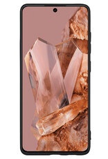 Nomfy Hoesje Geschikt voor Google Pixel 8 Pro Hoesje Siliconen Cover Case Met 2x Screenprotector - Hoes Geschikt voor Google Pixel 8 Pro Hoes Back Case - Zwart