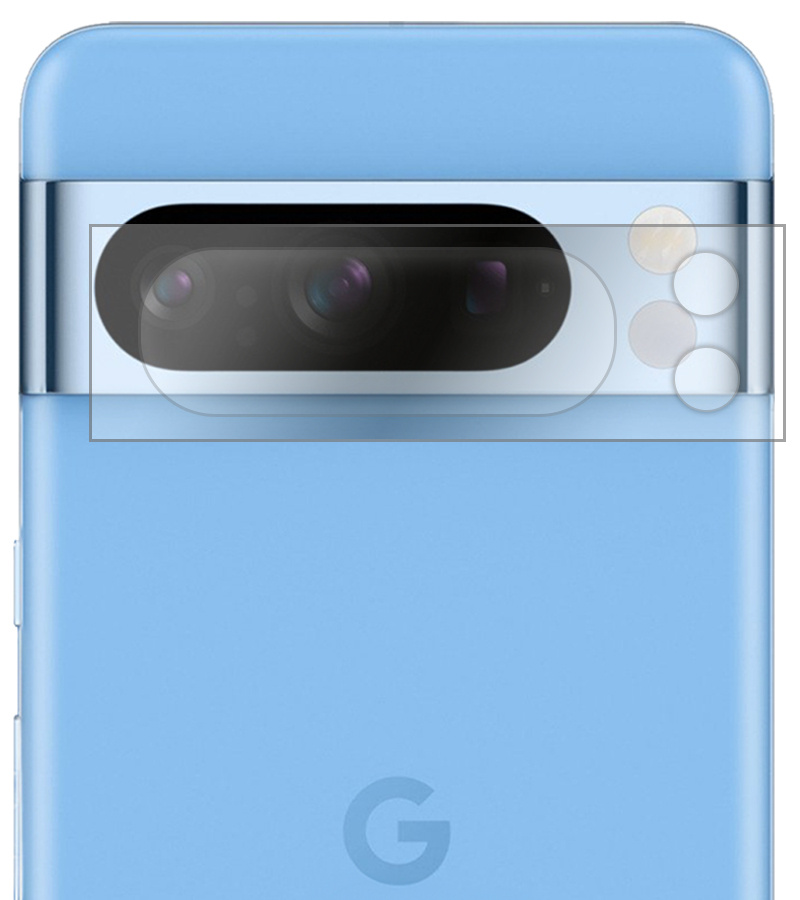 BASEY. Screenprotector Geschikt voor Google Pixel 8 Pro Camera Screenprotector Tempered Glass Beschermglas Camera - Screenprotector Geschikt voor Google Pixel 8 Pro Camera Screen Protector