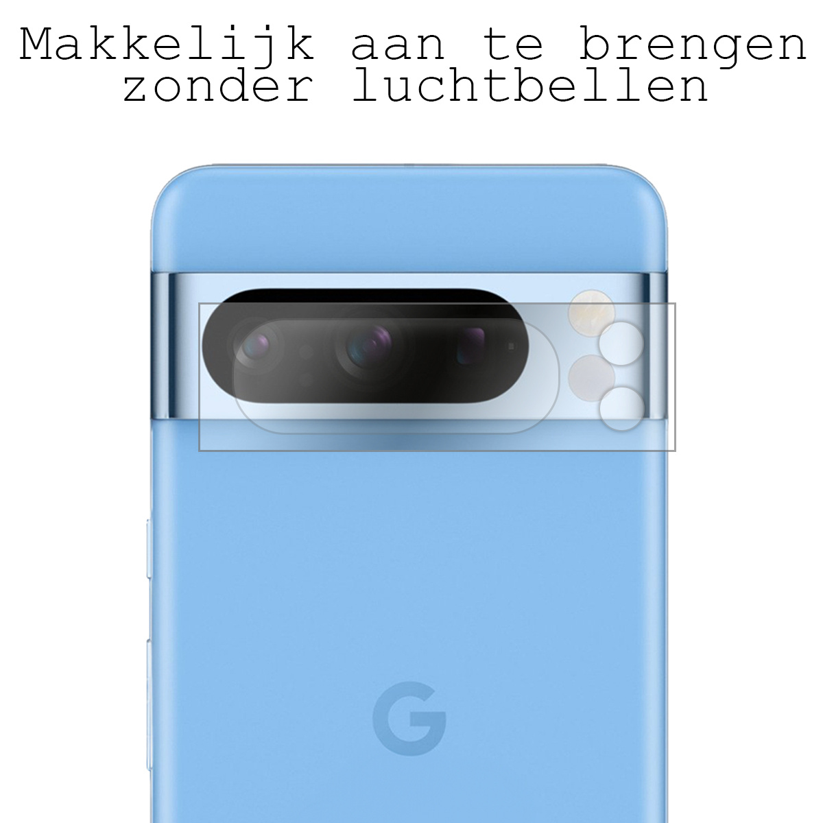BASEY. Screenprotector Geschikt voor Google Pixel 8 Pro Camera Screenprotector Tempered Glass Beschermglas Camera - Screenprotector Geschikt voor Google Pixel 8 Pro Camera Screen Protector - 3 Stuks