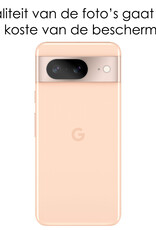 NoXx Screenprotector Geschikt voor Google Pixel 8 Camera Screenprotector Gehard Glas - Screenprotector Geschikt voor Google Pixel 8 Screenprotector Camera Tempered Glass - 3x