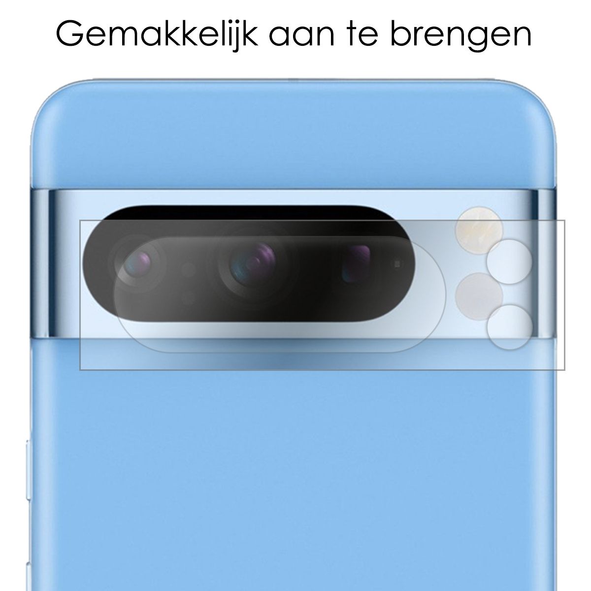 NoXx Screenprotector Geschikt voor Google Pixel 8 Pro Camera Screenprotector Gehard Glas - Screenprotector Geschikt voor Google Pixel 8 Pro Screenprotector Camera Tempered Glass - 3x