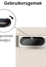 Nomfy Screenprotector Geschikt voor Google Pixel 8 Pro Camera Screen Protector Beschermglas - Screenprotector Geschikt voor Google Pixel 8 Pro Camera Screenprotector Tempered Glass - 2 PACK