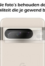 Nomfy Screenprotector Geschikt voor Google Pixel 8 Pro Camera Screen Protector Beschermglas - Screenprotector Geschikt voor Google Pixel 8 Pro Camera Screenprotector Tempered Glass - 2 PACK