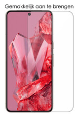 NoXx Hoes Geschikt voor Google Pixel 8 Pro Hoesje Cover Siliconen Back Case Hoes Met Screenprotector - Zwart